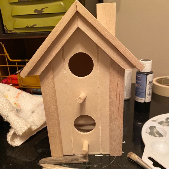 Birdhouse - handpainted ⭐️. Zoom in for details! - Picture 11 of 11